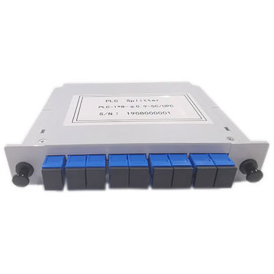 تقسیم کننده سبک وزن LGX جعبه نوع 1x8 فیبر نوری PLC