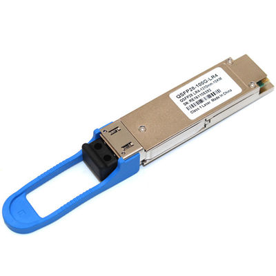 10KM DDM QSFP28 100G LR4 Wdm Sfp ماژول ، فرستنده و گیرنده فیبر Sfp