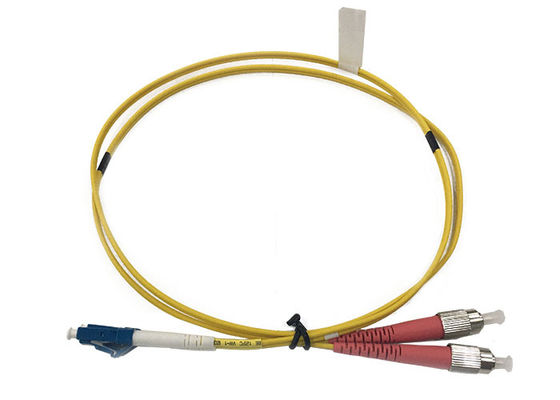 پچ کابل فیبر نوری LC UPC Singlemode Duplex 2.0mm 1M