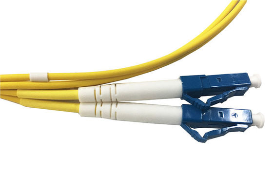 پچ کابل فیبر نوری LC UPC Singlemode Duplex 2.0mm 1M