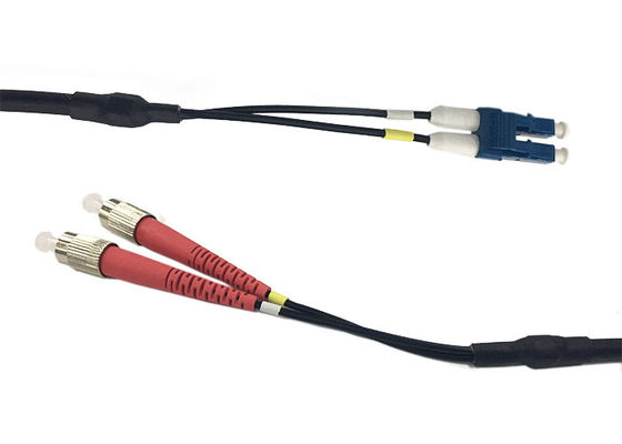 کابل فیبر نوری دو حالته تک حالته 4.8 میلی متری ، سیم پچ LC UPC