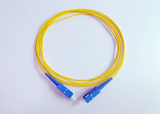 LSZH 2.0mm Ftth Simplex فیبر نوری پچ بند ناف SC UPC