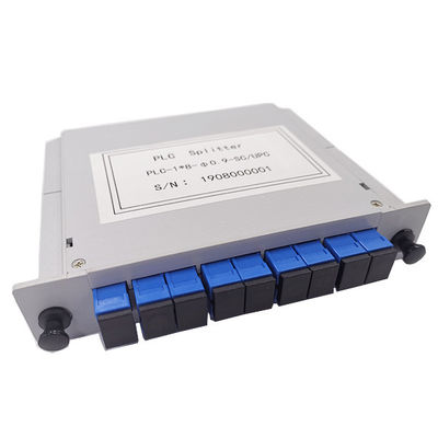 تقسیم کننده سبک وزن LGX جعبه نوع 1x8 فیبر نوری PLC