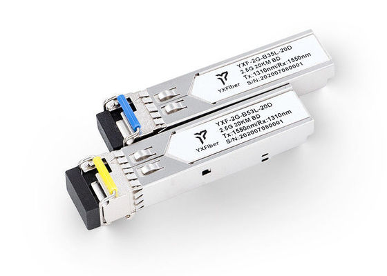 گیرنده های نوری EMI 3.3V 20km 2.5G SFP Low