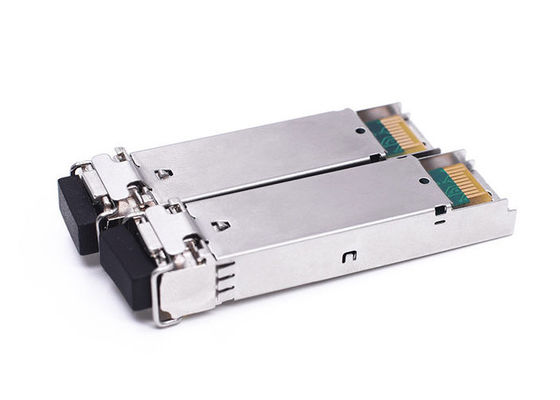 گیرنده RoHS سازگار دوبلکس 20 کیلومتری DDM 1310 نانومتر Lc Sfp فرستنده و گیرنده